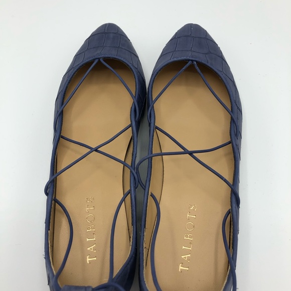 Talbots Shoes - Blue Talbots flats